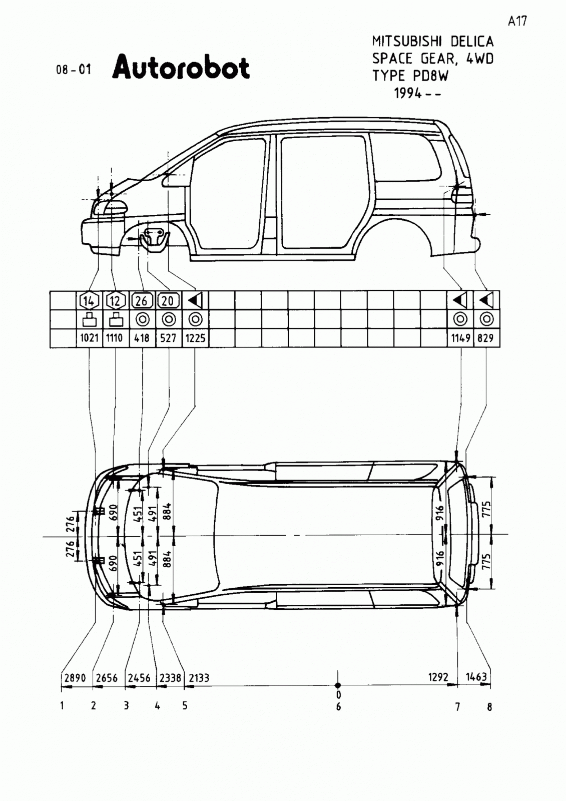 Кузов mitsubishi delica