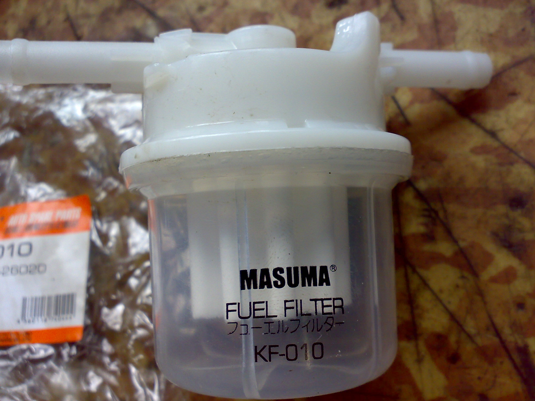 Фильтр тонкой очистки 20. Фильтр топливный Масума дизельный 10 мм. Топливный фильтр тонкой очистки Масума. KF-001 топливный фильтр Masuma. Топливный фильтр 10мм штуцер.